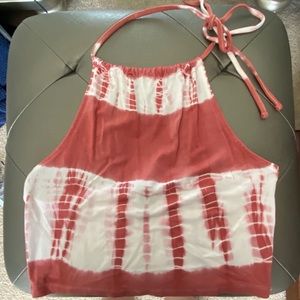 forever 21 tie dye crop top